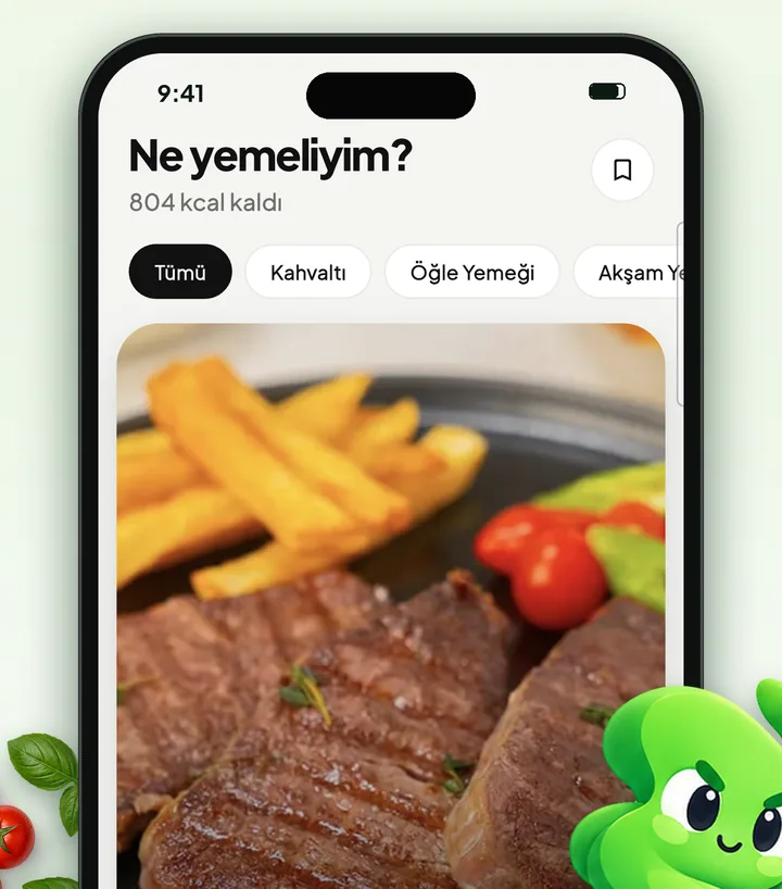 Kalan kaloriye uyan öğün önerisi